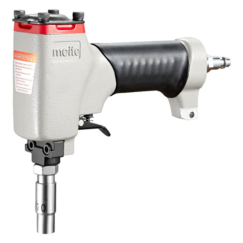 meite 1170 Pneumatic Deco Nail Gun 7/16 Inch (11.7mm) Head Diameter Air Decorative Tack Nailer Pins Nailer for Sofa Leather, Upholstering Furniture - Image 1
